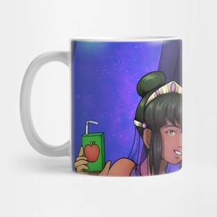 New Year Space Celebration Mug